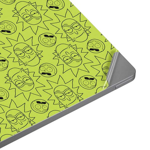 Adult Swim Rick and Morty Rick and Morty All Over Print Universal Laptop 16.6in (13.4 x 9.7in) Skin